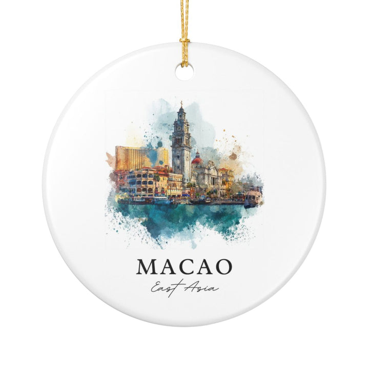 Macao China Ornament: Unique Macao Souvenir, Macao China Xmas Decor, and Authentic Macao Gift