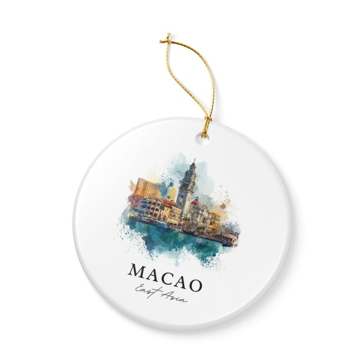 Macao China Ornament: Unique Macao Souvenir, Macao China Xmas Decor, and Authentic Macao Gift