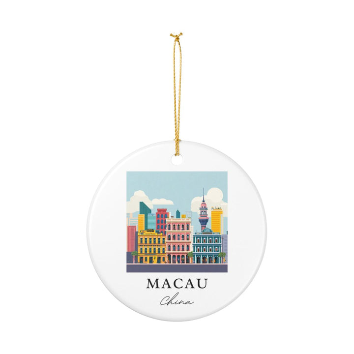 Macau Ornament: Unique Macau Souvenir, Macau Xmas Decor, and Authentic Macau Gift