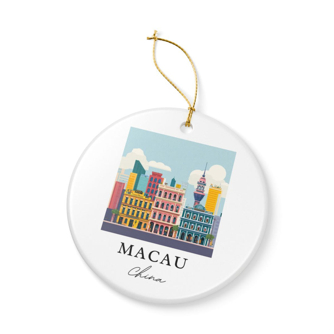Macau Ornament: Unique Macau Souvenir, Macau Xmas Decor, and Authentic Macau Gift