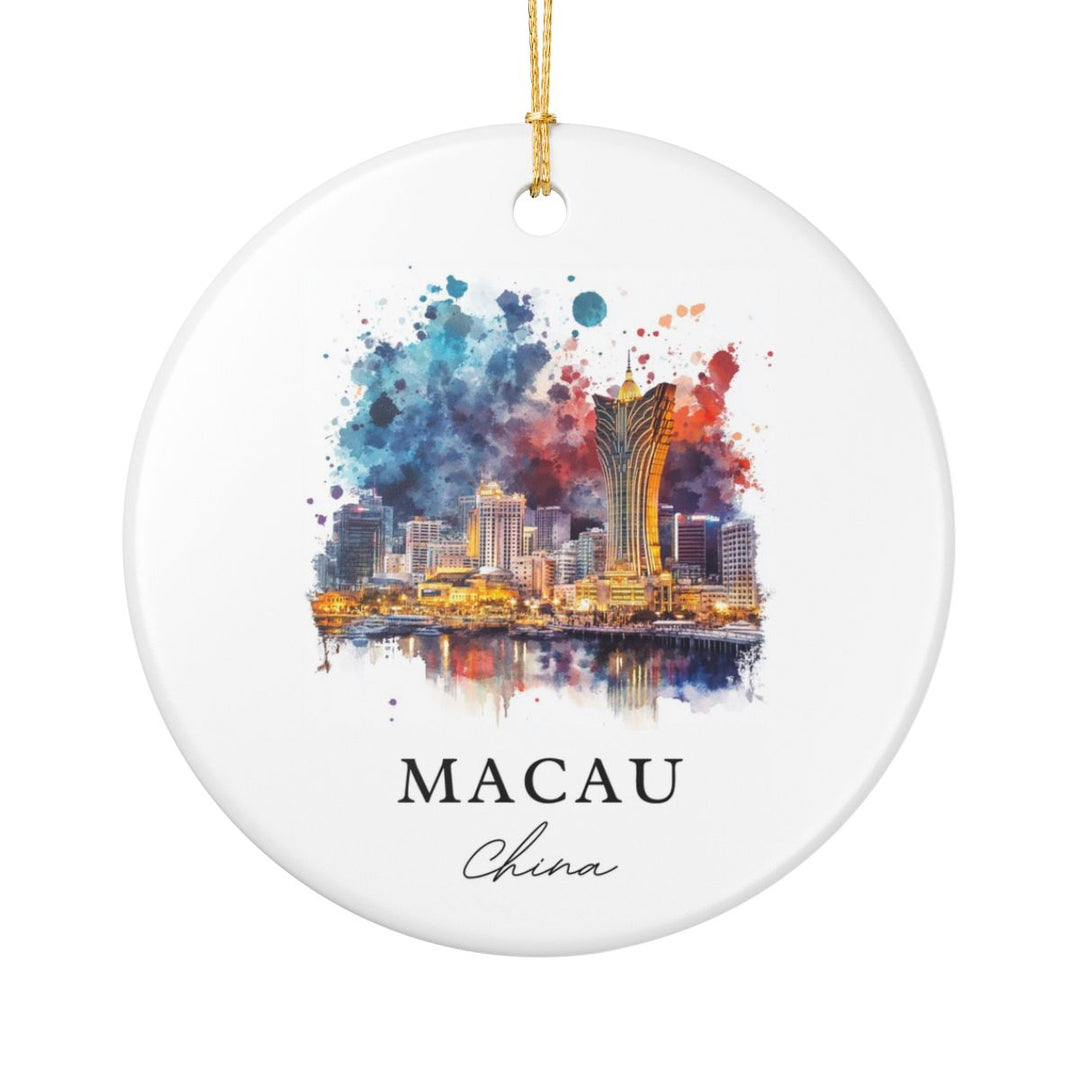 Macau Ornament: Unique Macau Souvenir, Macau Xmas Decor, and Authentic Macau Gift