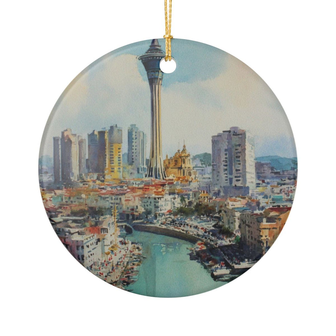 Macau Ornament: Unique Macau Souvenir, Macau Xmas Decor, and Authentic Macau Gift