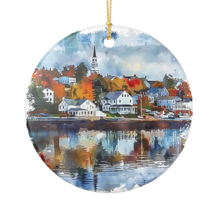 Machias Maine Ornament: Unique Machias Maine Souvenir, Machias Maine Xmas Decor, and Authentic Machias Maine Gift