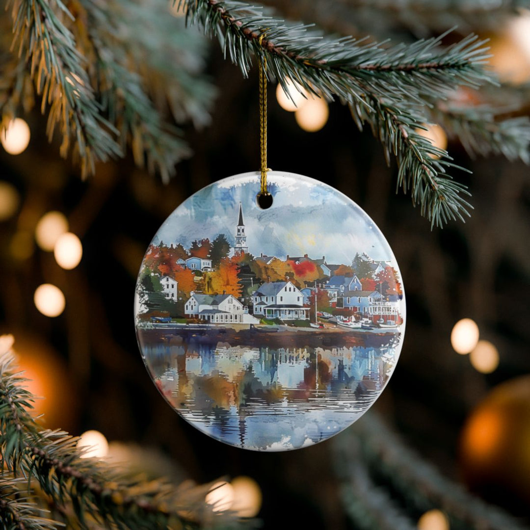 Machias Maine Ornament: Unique Machias Maine Souvenir, Machias Maine Xmas Decor, and Authentic Machias Maine Gift