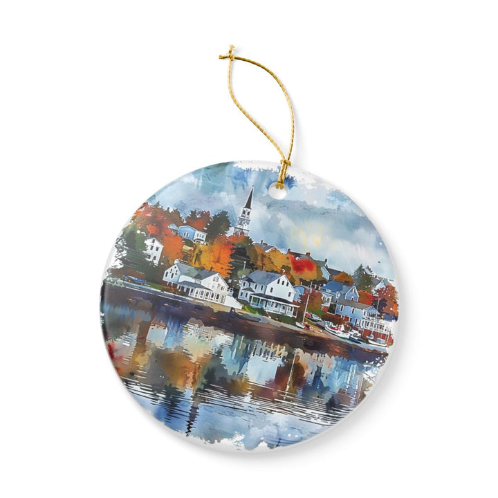 Machias Maine Ornament: Unique Machias Maine Souvenir, Machias Maine Xmas Decor, and Authentic Machias Maine Gift