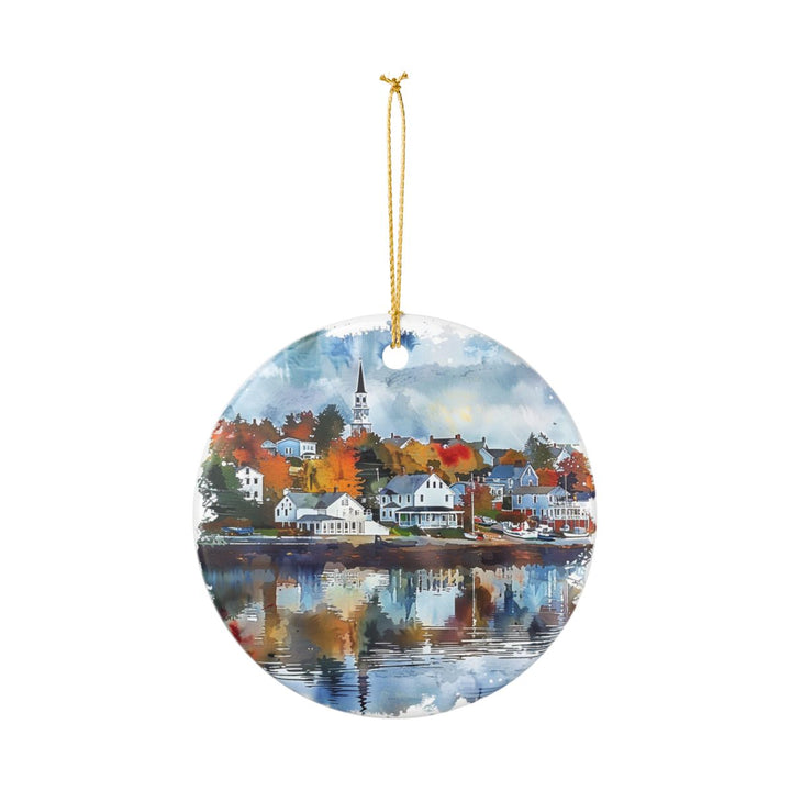 Machias Maine Ornament: Unique Machias Maine Souvenir, Machias Maine Xmas Decor, and Authentic Machias Maine Gift