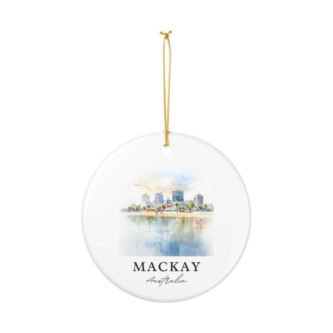 Mackay Australia Ornament: Unique Mackay Souvenir, Mackay Australia Xmas Decor, and Authentic Mackay Gift