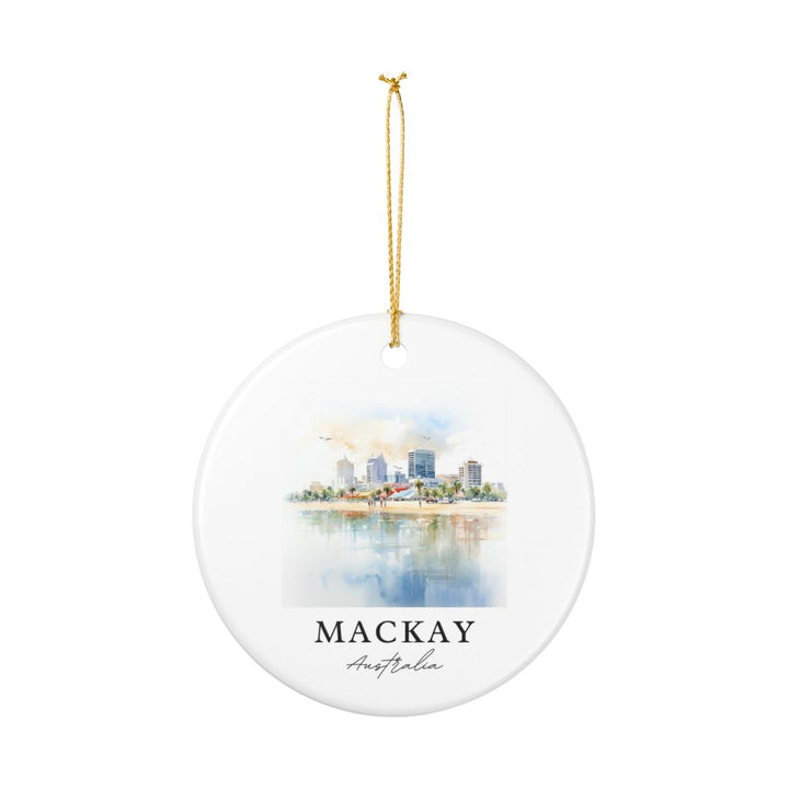 Mackay Australia Ornament: Unique Mackay Souvenir, Mackay Australia Xmas Decor, and Authentic Mackay Gift