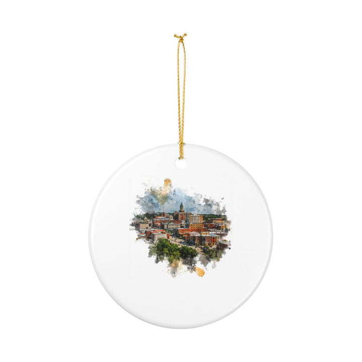 Macon Georgia Ornament: Unique Macon Souvenir, Macon Georgia Xmas Decor, and Authentic Macon Gift