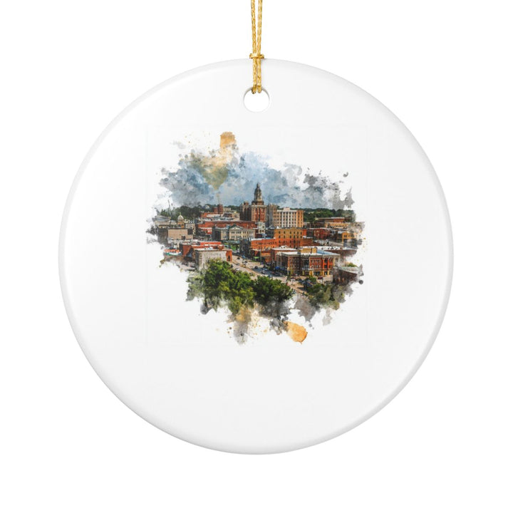 Macon Georgia Ornament: Unique Macon Souvenir, Macon Georgia Xmas Decor, and Authentic Macon Gift