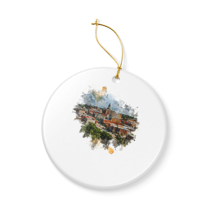 Macon Georgia Ornament: Unique Macon Souvenir, Macon Georgia Xmas Decor, and Authentic Macon Gift