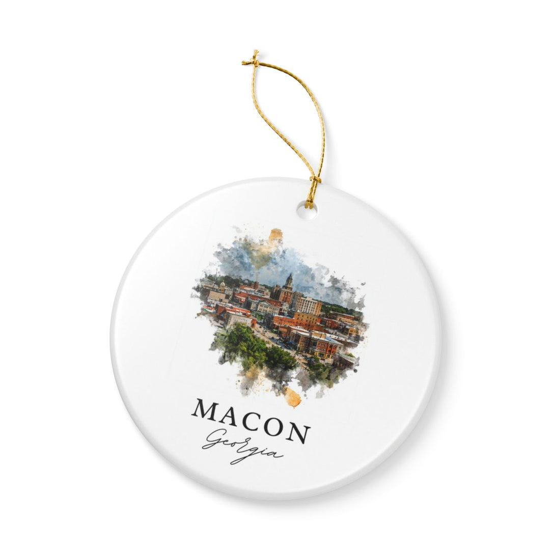 Macon Georgia Ornament | Christmas Travel Souvenir Gift