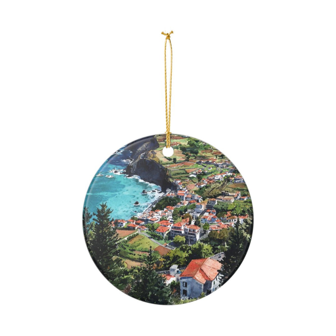 Madeira Portugal Ornament: Unique Madeira Portugal Souvenir, Madeira Portugal Xmas Decor, and Authentic Madeira Portugal Gift