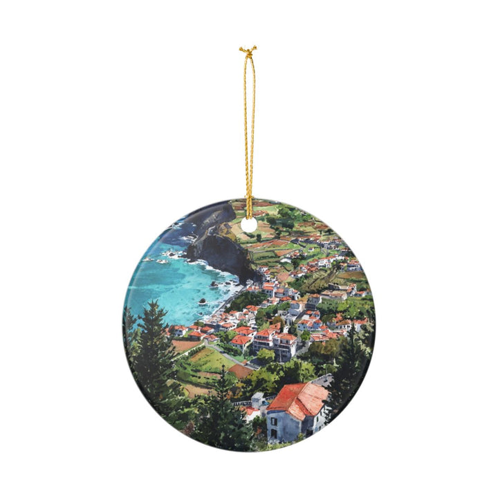 Madeira Portugal Ornament: Unique Madeira Portugal Souvenir, Madeira Portugal Xmas Decor, and Authentic Madeira Portugal Gift