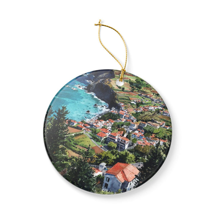 Madeira Portugal Ornament: Unique Madeira Portugal Souvenir, Madeira Portugal Xmas Decor, and Authentic Madeira Portugal Gift