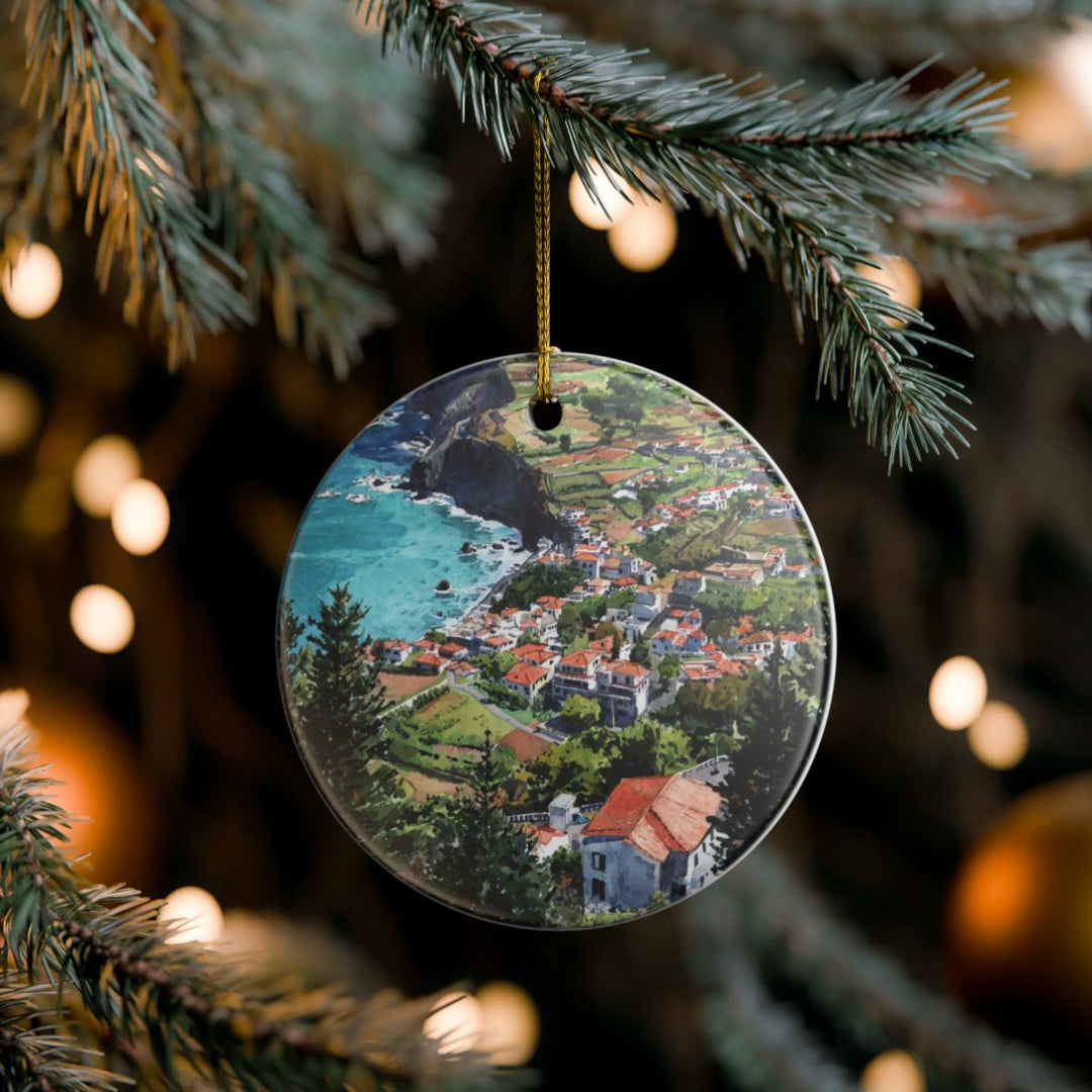 Madeira Portugal Ornament: Unique Madeira Portugal Souvenir, Madeira Portugal Xmas Decor, and Authentic Madeira Portugal Gift