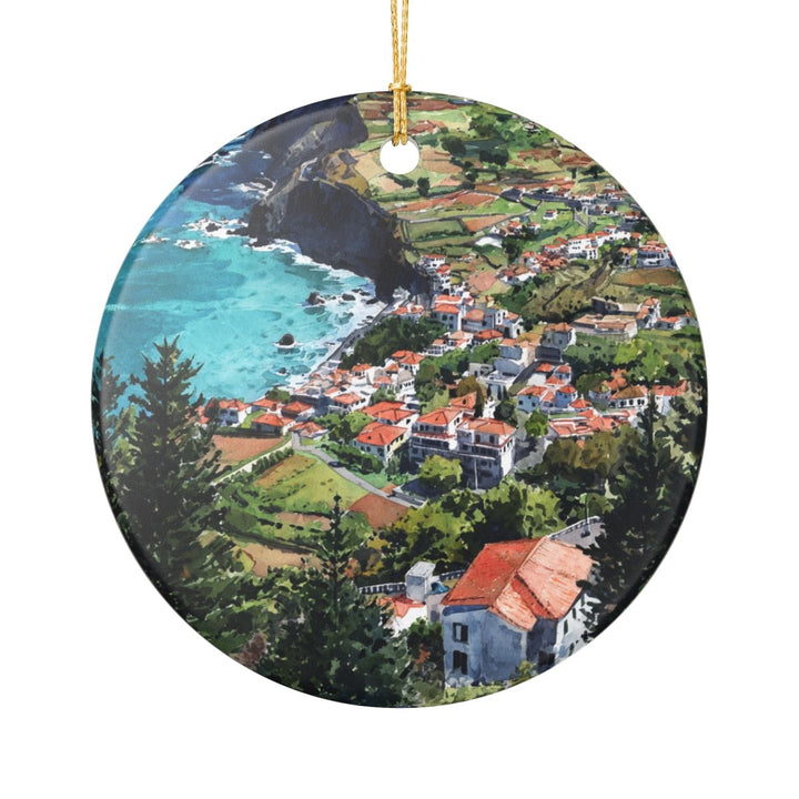 Madeira Portugal Ornament: Unique Madeira Portugal Souvenir, Madeira Portugal Xmas Decor, and Authentic Madeira Portugal Gift