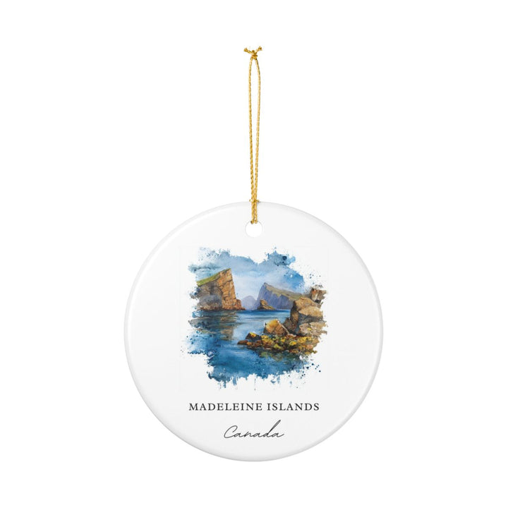Madeleine Islands Canada Ornament: Unique Madeleine Islands Souvenir, Madeleine Islands Canada Xmas Decor, and Authentic Madeleine Islands Gift
