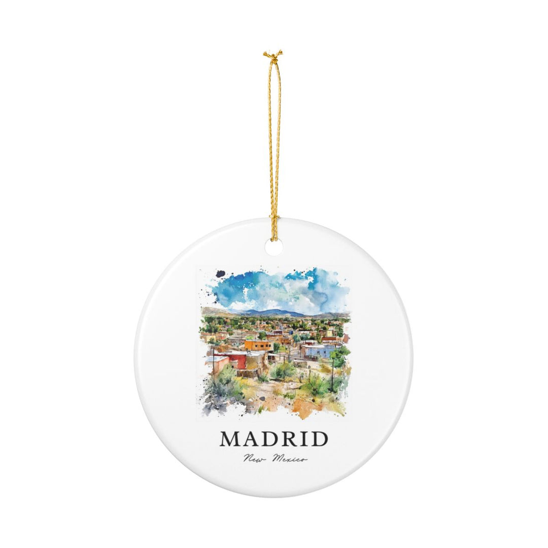 Madrid New Mexico USA Ornament: Unique Madrid Souvenir, Madrid New Mexico Xmas Decor, and Authentic Madrid Gift