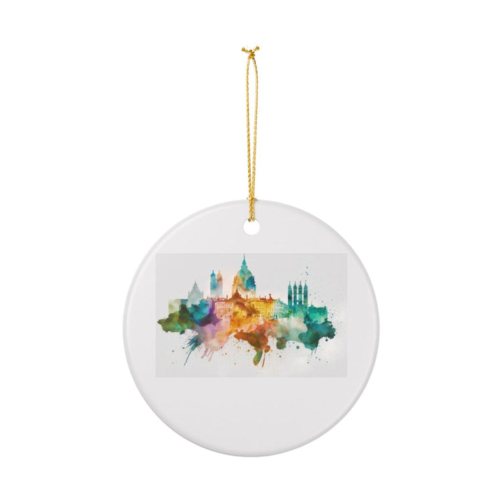 Madrid Spain Ornament: Unique Madrid Souvenir, Madrid Spain Xmas Decor, and Authentic Madrid Gift