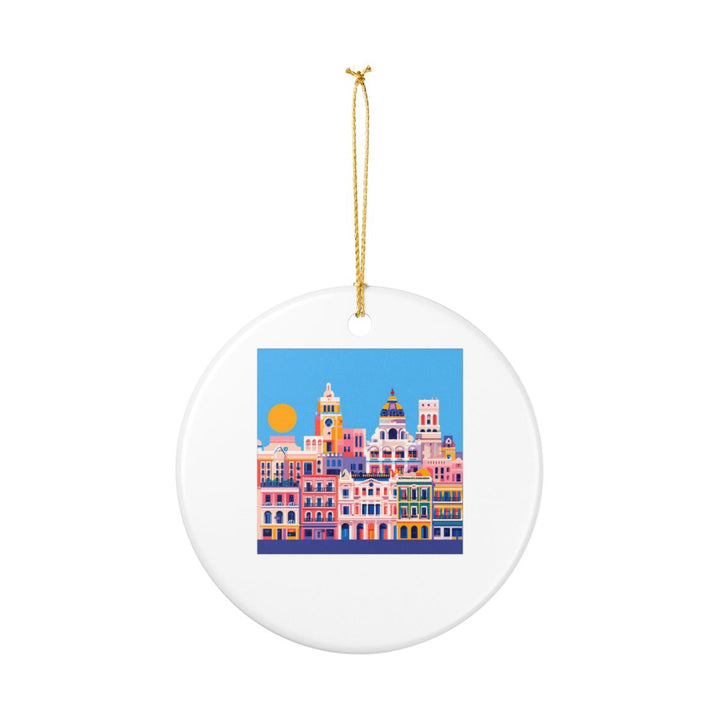 Madrid Spain Ornament: Unique Madrid Souvenir, Madrid Spain Xmas Decor, and Authentic Madrid Gift