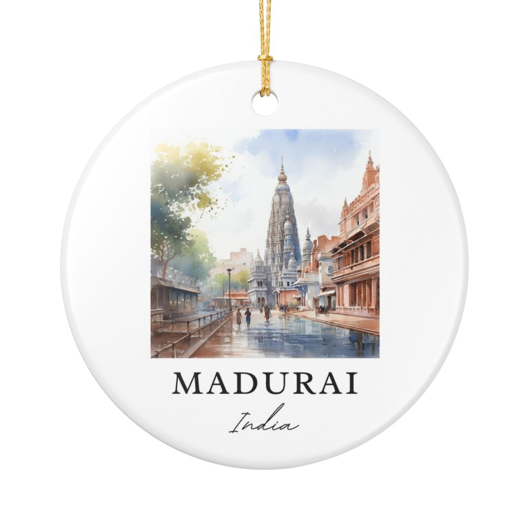 Madurai India Ornament: Unique Madurai India Souvenir, Madurai India Xmas Decor, and Authentic Madurai India Gift