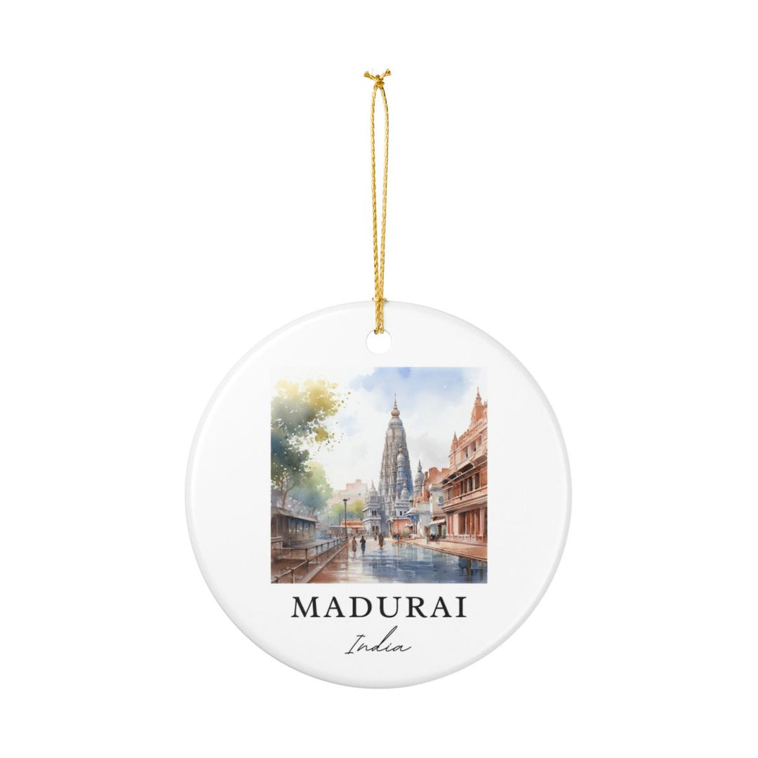 Madurai India Ornament: Unique Madurai India Souvenir, Madurai India Xmas Decor, and Authentic Madurai India Gift