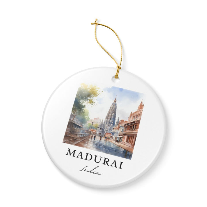 Madurai India Ornament: Unique Madurai India Souvenir, Madurai India Xmas Decor, and Authentic Madurai India Gift