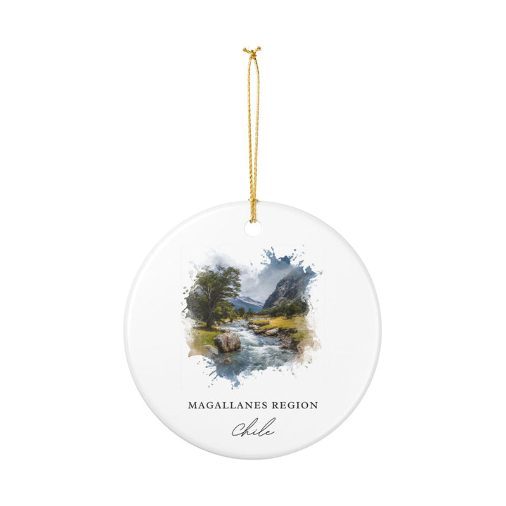 Magallanes Region Chile Ornament: Unique Magallanes Region Souvenir, Magallanes Region Chile Xmas Decor, and Authentic Magallanes Region Gift