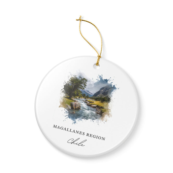 Magallanes Region Chile Ornament: Unique Magallanes Region Souvenir, Magallanes Region Chile Xmas Decor, and Authentic Magallanes Region Gift