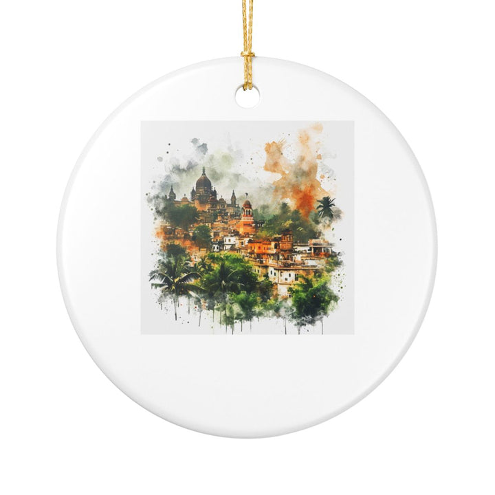 Maharashtra Ornament: Unique Maharashtra Souvenir, Maharashtra Xmas Decor, and Authentic Maharashtra Gift