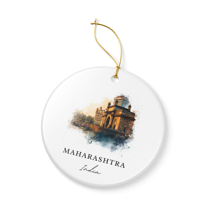 Maharashtra State OR City India Ornament: Unique Maharashtra State OR City Souvenir, Maharashtra State OR City India Xmas Decor