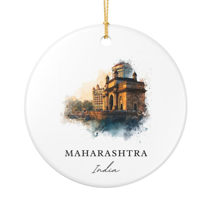 Maharashtra State OR City India Ornament: Unique Maharashtra State OR City Souvenir, Maharashtra State OR City India Xmas Decor