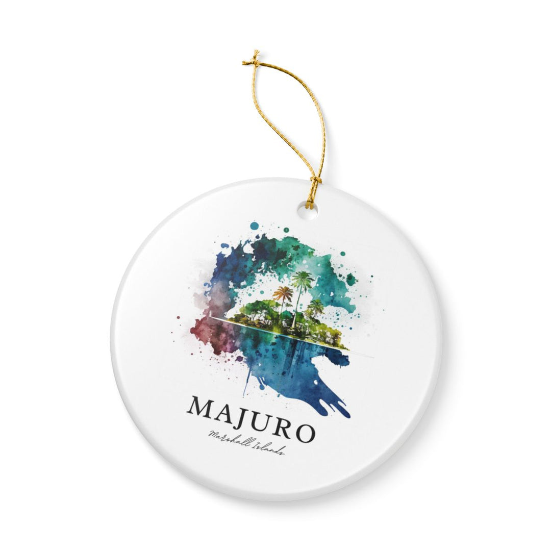 Majuro Marshall Islands Ornament: Unique Majuro Marshall Islands Souvenir, Majuro Marshall Islands Xmas Decor