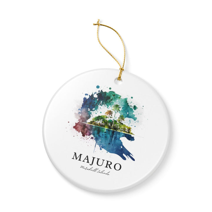 Majuro Marshall Islands Ornament: Unique Majuro Marshall Islands Souvenir, Majuro Marshall Islands Xmas Decor