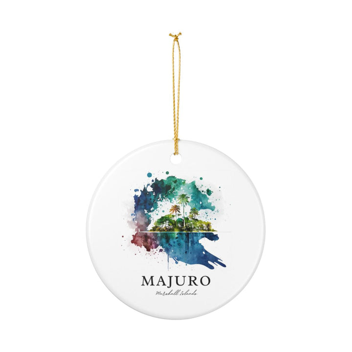 Majuro Marshall Islands Ornament: Unique Majuro Marshall Islands Souvenir, Majuro Marshall Islands Xmas Decor