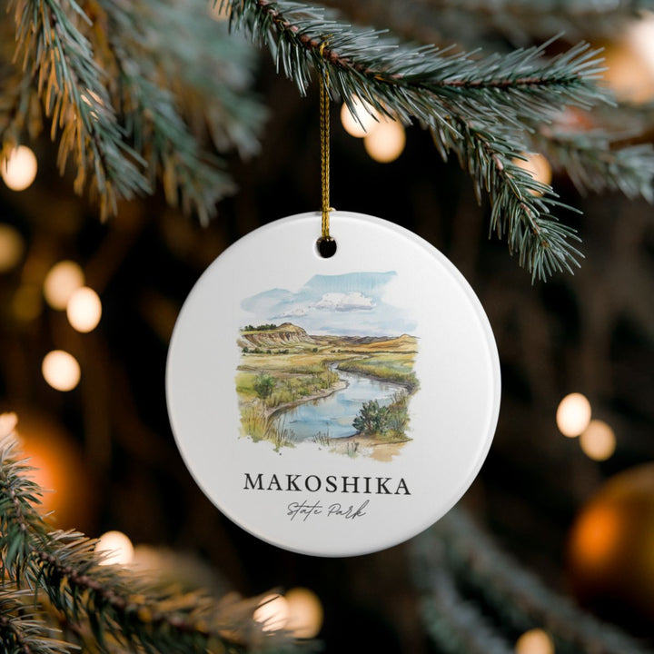 Makoshika State Park USA Ornament: Unique Makoshika State Park Souvenir, Makoshika State Park USA Xmas Decor, and Authentic Makoshika State Park Gift