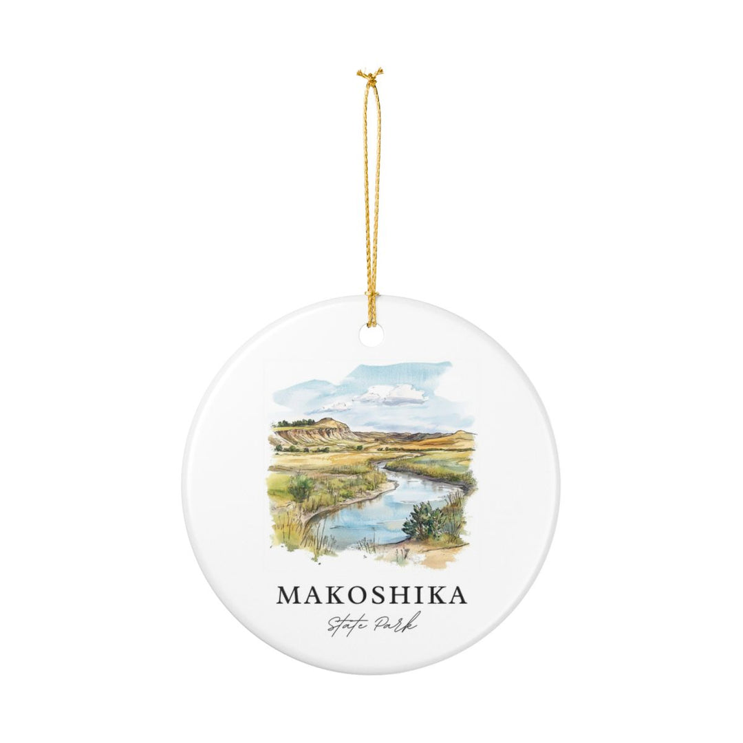 Makoshika State Park USA Ornament: Unique Makoshika State Park Souvenir, Makoshika State Park USA Xmas Decor, and Authentic Makoshika State Park Gift