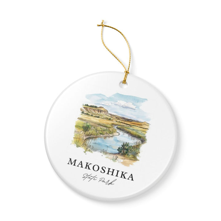 Makoshika State Park USA Ornament: Unique Makoshika State Park Souvenir, Makoshika State Park USA Xmas Decor, and Authentic Makoshika State Park Gift