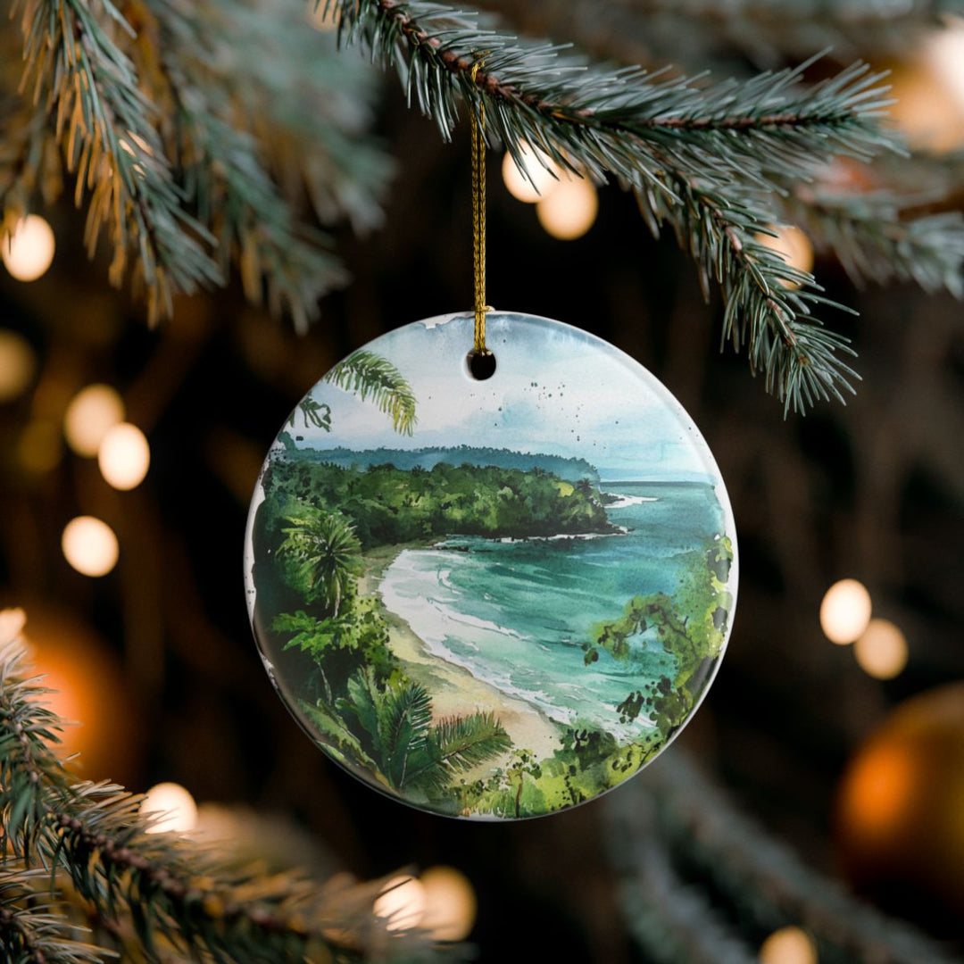 Mal Pais Costa Rica Ornament: Unique Mal Pais Costa Rica Souvenir, Mal Pais Costa Rica Xmas Decor, and Authentic Mal Pais Costa Rica Gift