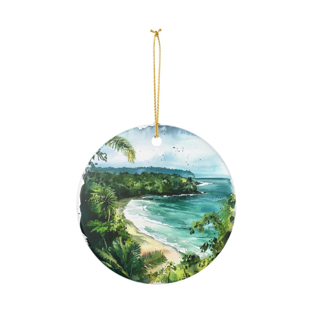 Mal Pais Costa Rica Ornament: Unique Mal Pais Costa Rica Souvenir, Mal Pais Costa Rica Xmas Decor, and Authentic Mal Pais Costa Rica Gift
