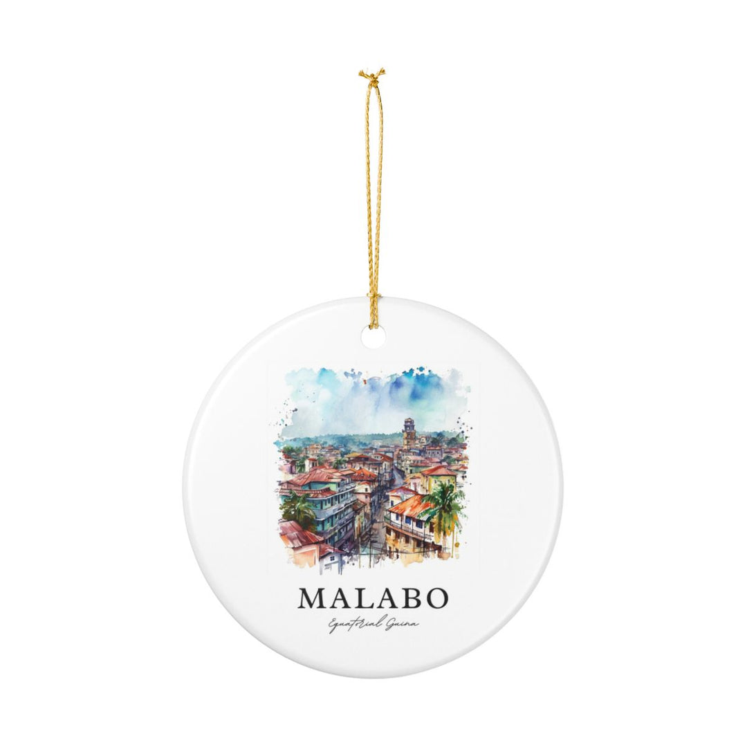 Malabo Equitorial Guina Ornament: Unique Malabo Equitorial Guina Souvenir, Malabo Equitorial Guina Xmas Decor