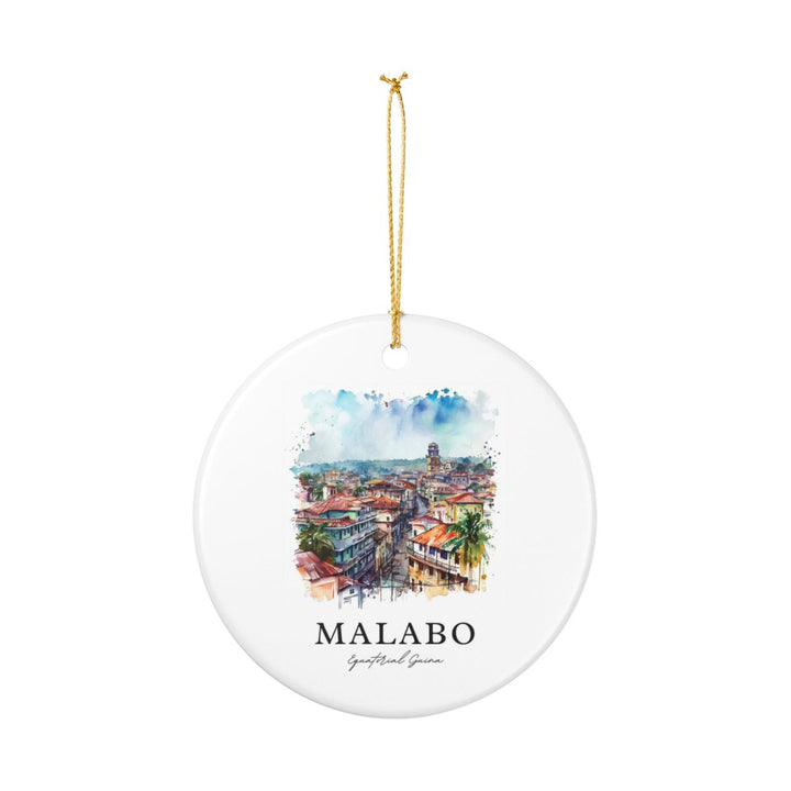 Malabo Equitorial Guina Ornament: Unique Malabo Equitorial Guina Souvenir, Malabo Equitorial Guina Xmas Decor