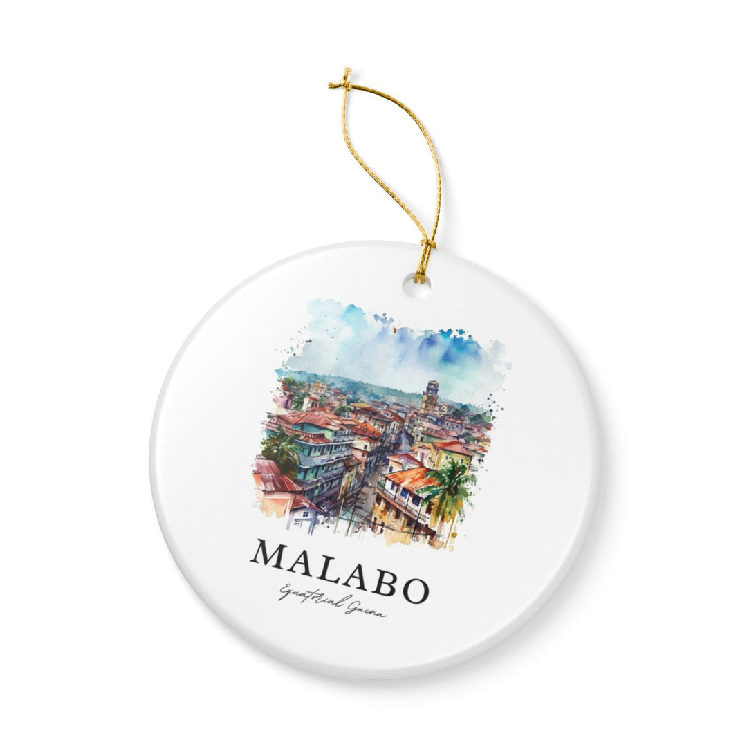 Malabo Equitorial Guina Ornament: Unique Malabo Equitorial Guina Souvenir, Malabo Equitorial Guina Xmas Decor