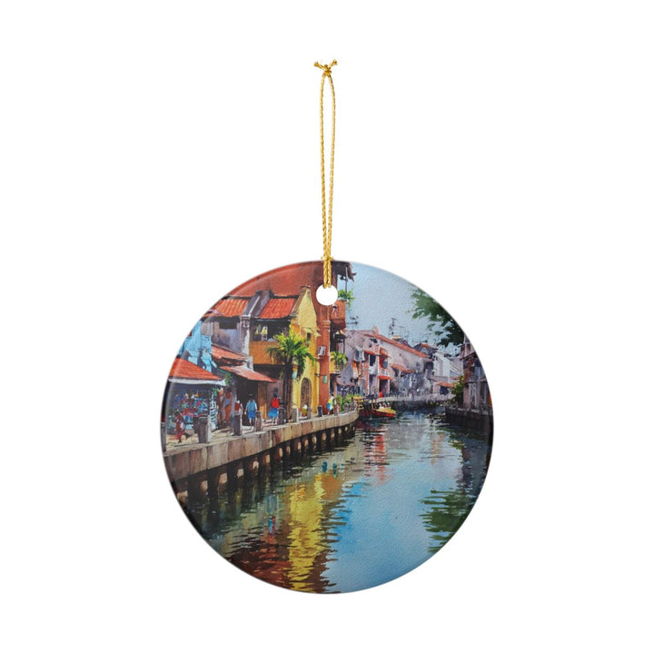 Malacca Malaysia Ornament: Unique Malacca Souvenir, Malacca Malaysia Xmas Decor, and Authentic Malacca Gift