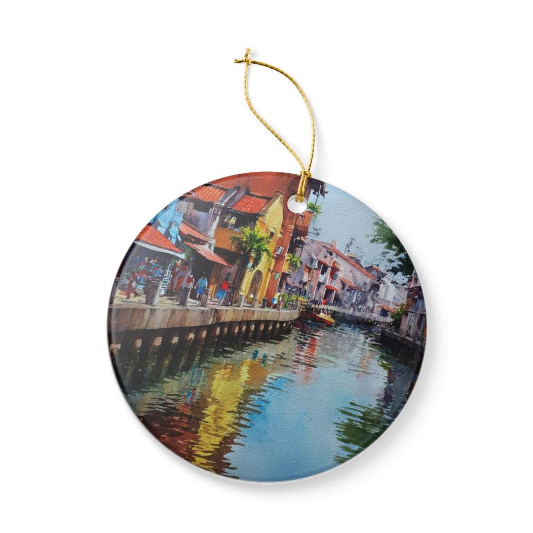 Malacca Malaysia Ornament: Unique Malacca Souvenir, Malacca Malaysia Xmas Decor, and Authentic Malacca Gift