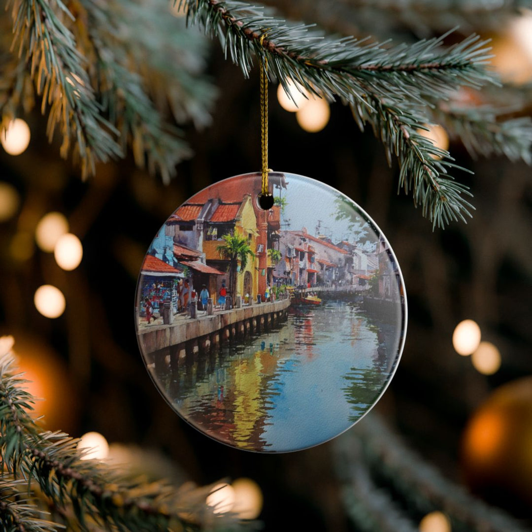 Malacca Malaysia Ornament: Unique Malacca Souvenir, Malacca Malaysia Xmas Decor, and Authentic Malacca Gift