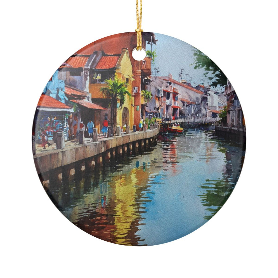 Malacca Malaysia Ornament: Unique Malacca Souvenir, Malacca Malaysia Xmas Decor, and Authentic Malacca Gift
