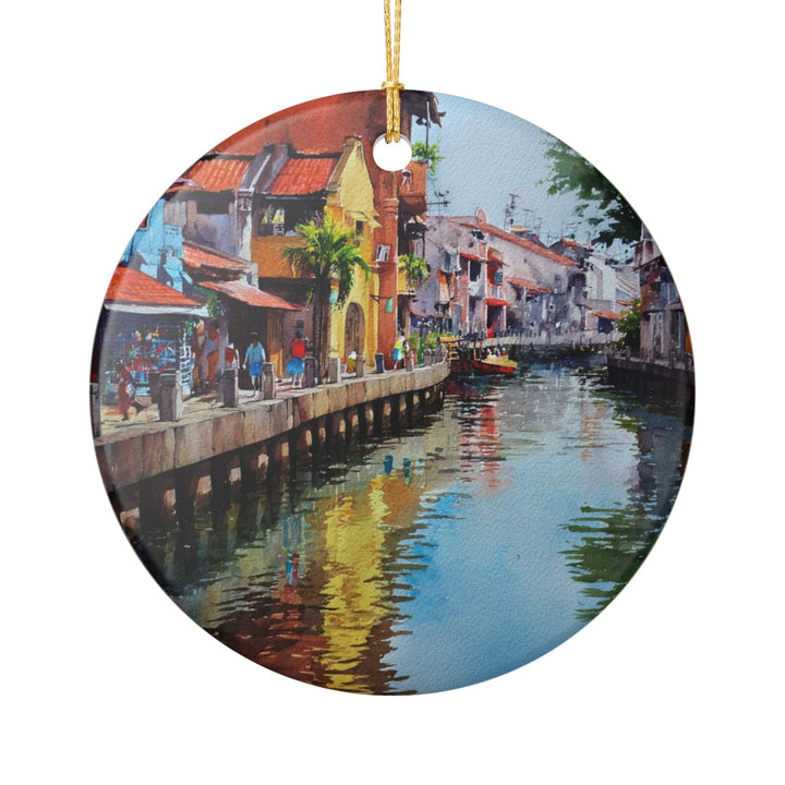 Malacca Malaysia Ornament: Unique Malacca Souvenir, Malacca Malaysia Xmas Decor, and Authentic Malacca Gift