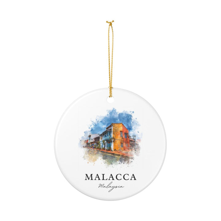 Malacca Malaysia Ornament: Unique Malacca Souvenir, Malacca Malaysia Xmas Decor, and Authentic Malacca Gift